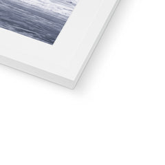 The Wave and the Girl   -  Framed & Mounted Print