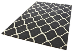 Think Rugs Hand Tufted Wool Collection - Elements EL 65 Grey