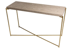 Gillmore Space Iris Large Console Table - Flat Top