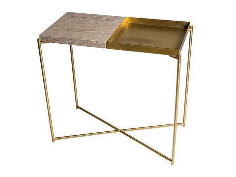 Gillmore Space Iris Small Console Table - Combination Top