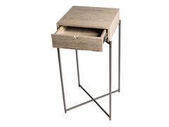 Gillmore Space Iris Square Plant Stand - Drawer Top