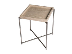 Gillmore Space Iris Square Side Table - Tray Top