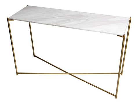 Gillmore Space Iris Large Console Table - Flat Top