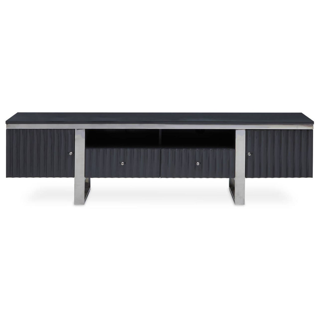 Genoa Grey Gloss Finish TV Unit
