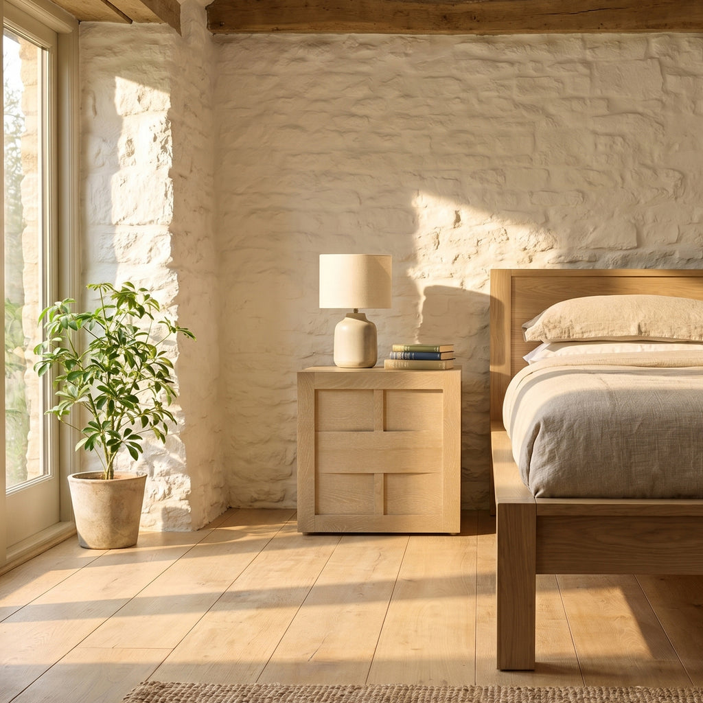 Broadway Oak Bedside Cabinet