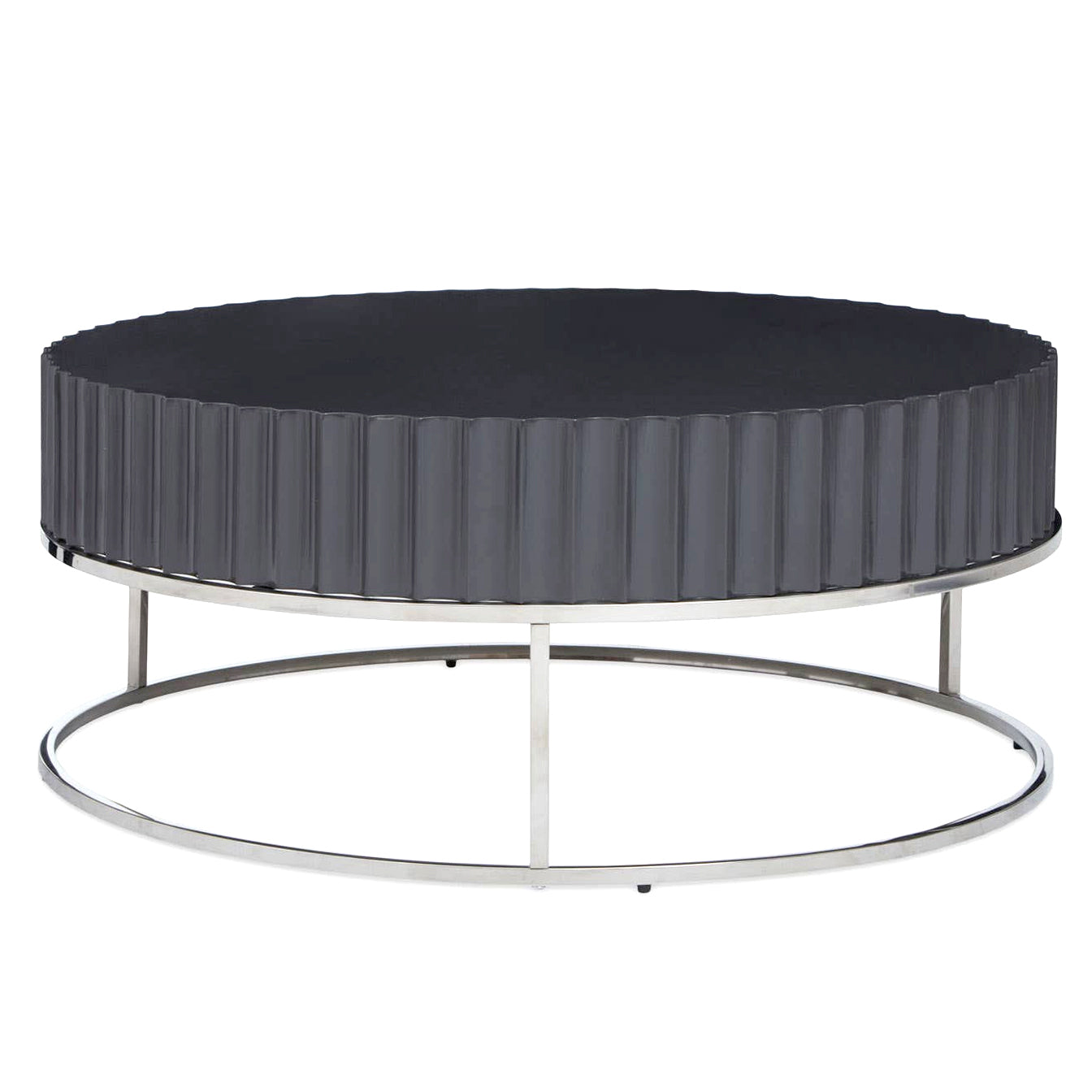 Genoa Grey Gloss Finish Coffee Table