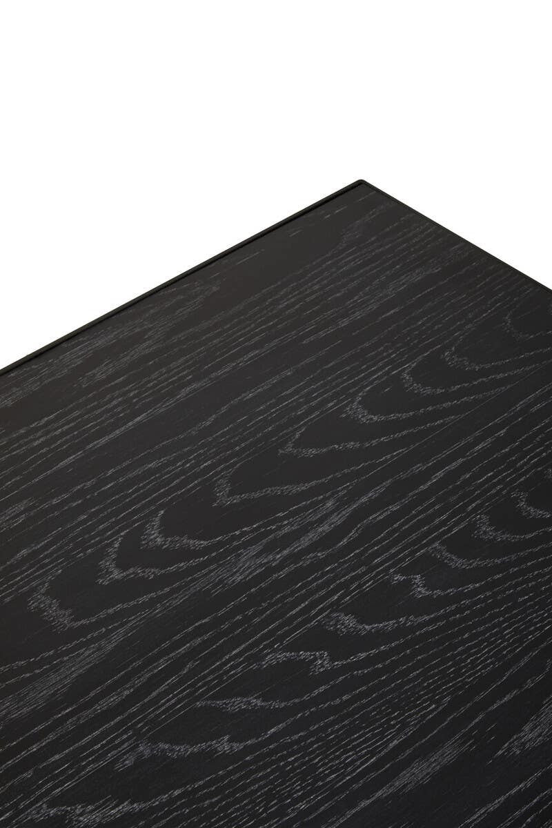 Judd Black Finish 8 Drawer Coffee Table