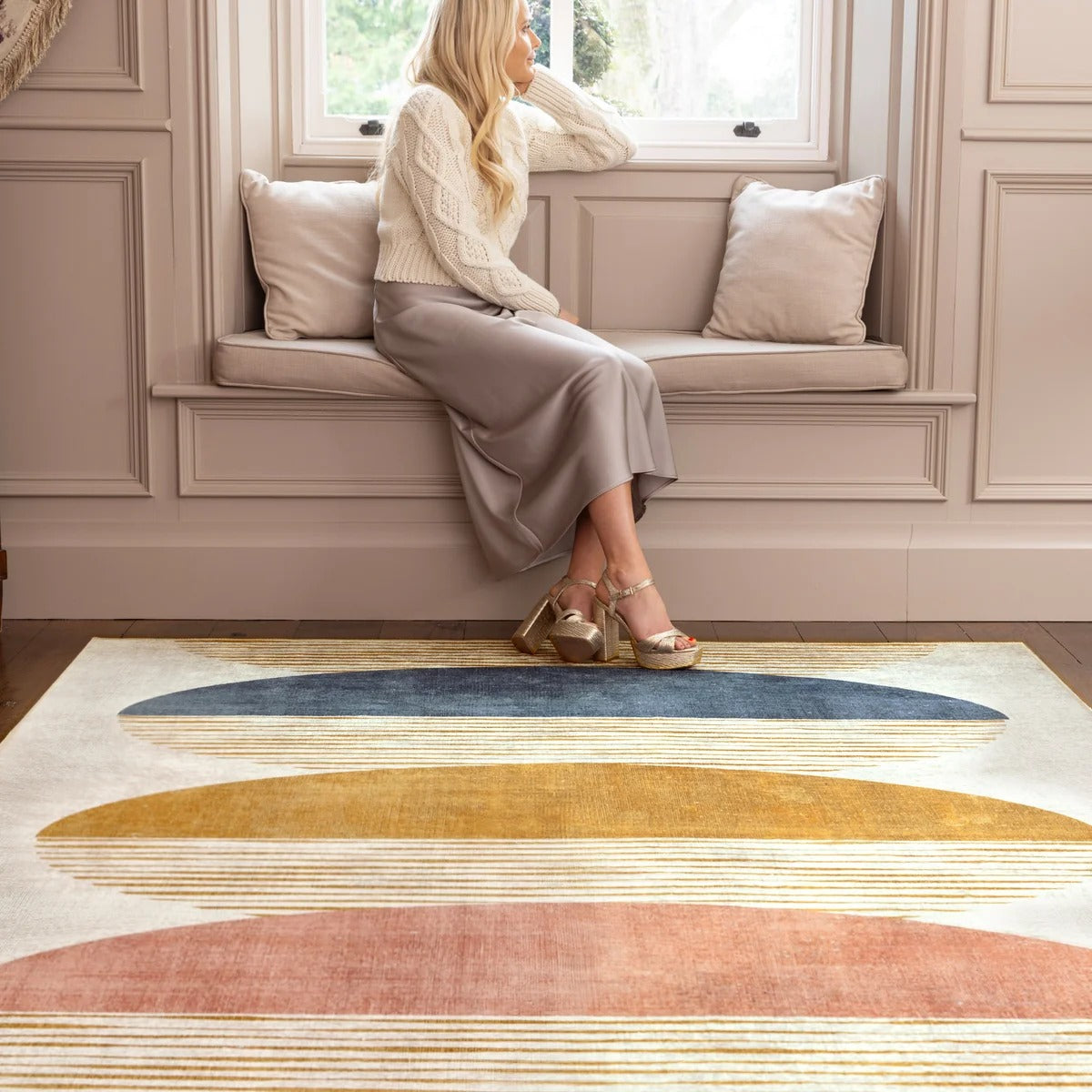 Hug Rug Eco-Washable Oval Eclipse