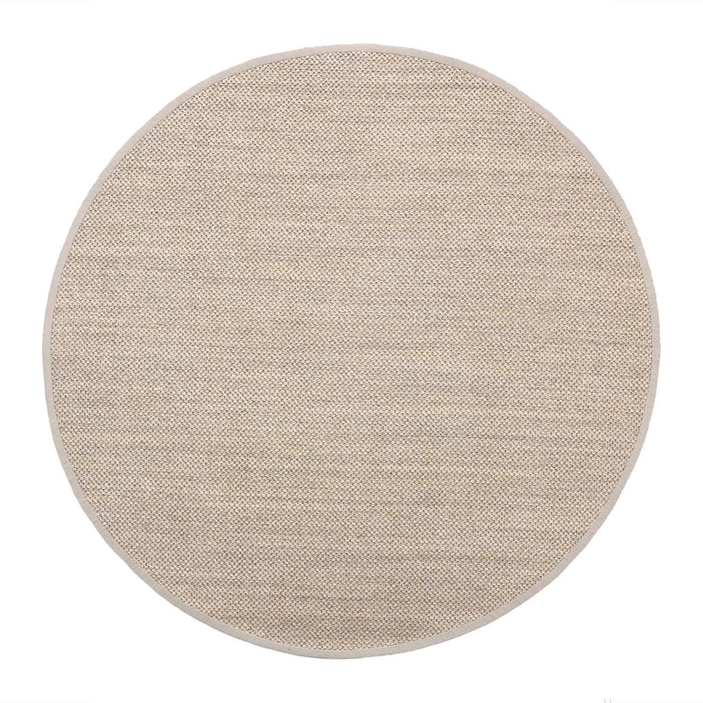Origins Sisal Rug | Light Beige with Sand Border