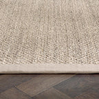 Origins Sisal Rug | Light Beige with Sand Border