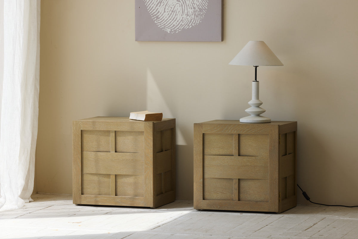 Broadway Oak Bedside Cabinet