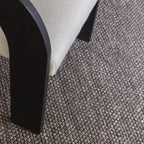 Katherine Carnaby Coast charcoal hand spun wool rug cs01