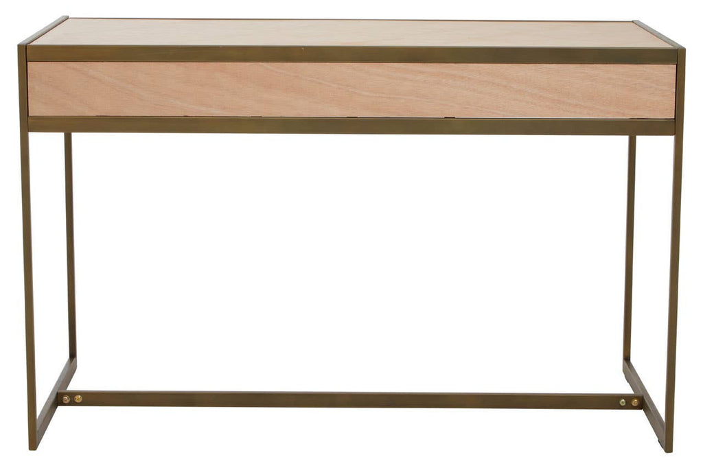 Grenoble Desk with 2 drawers in oak veneer