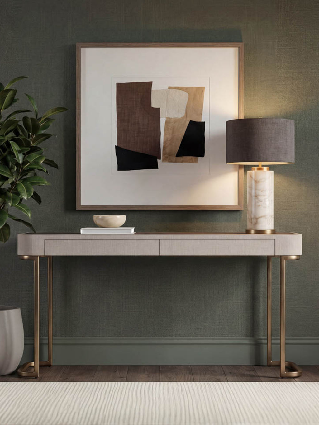 Jamille Console Table | cream