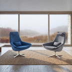 Kalo Velvet Swivel Lounge Chair