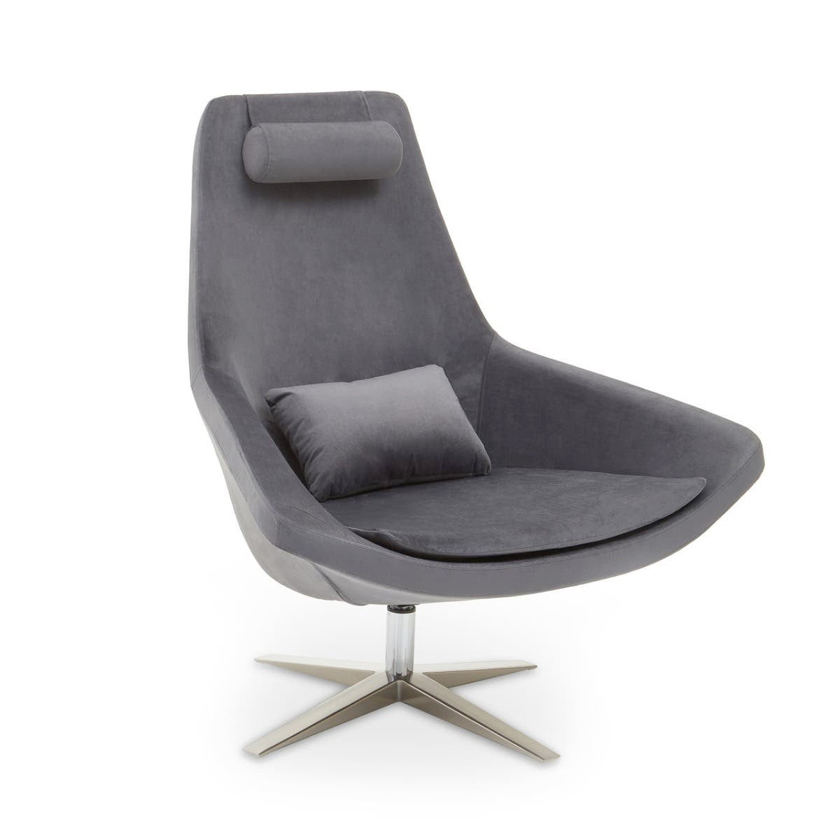 Kalo Velvet Swivel Lounge Chair