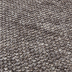 Katherine Carnaby Coast charcoal hand spun wool rug cs01