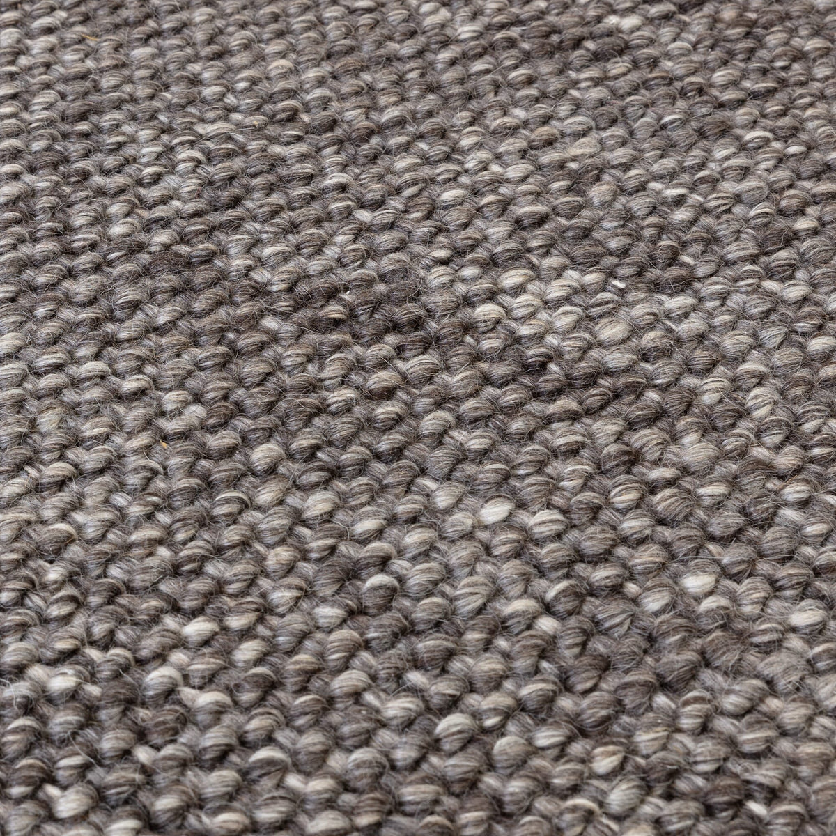 Katherine Carnaby Coast charcoal hand spun wool rug cs01