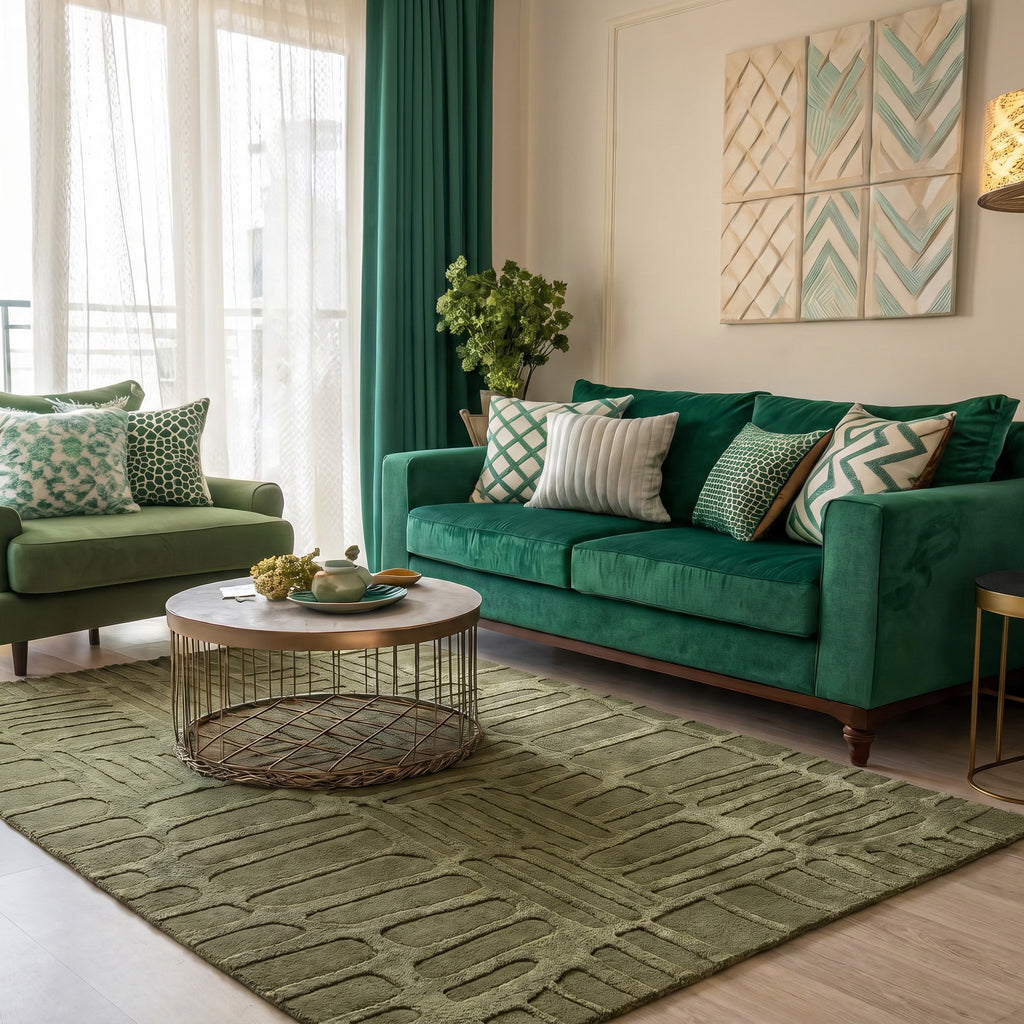Origins Pathway Green Rug