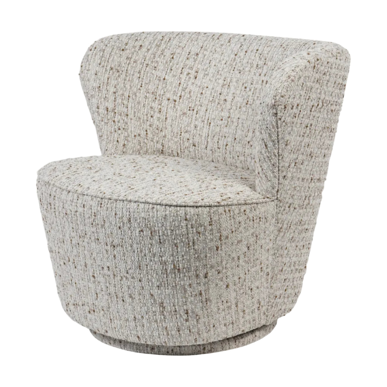 Textured armchair on a white background