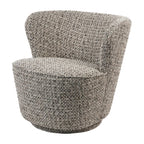 roehampton swivel chair in mocha fabric