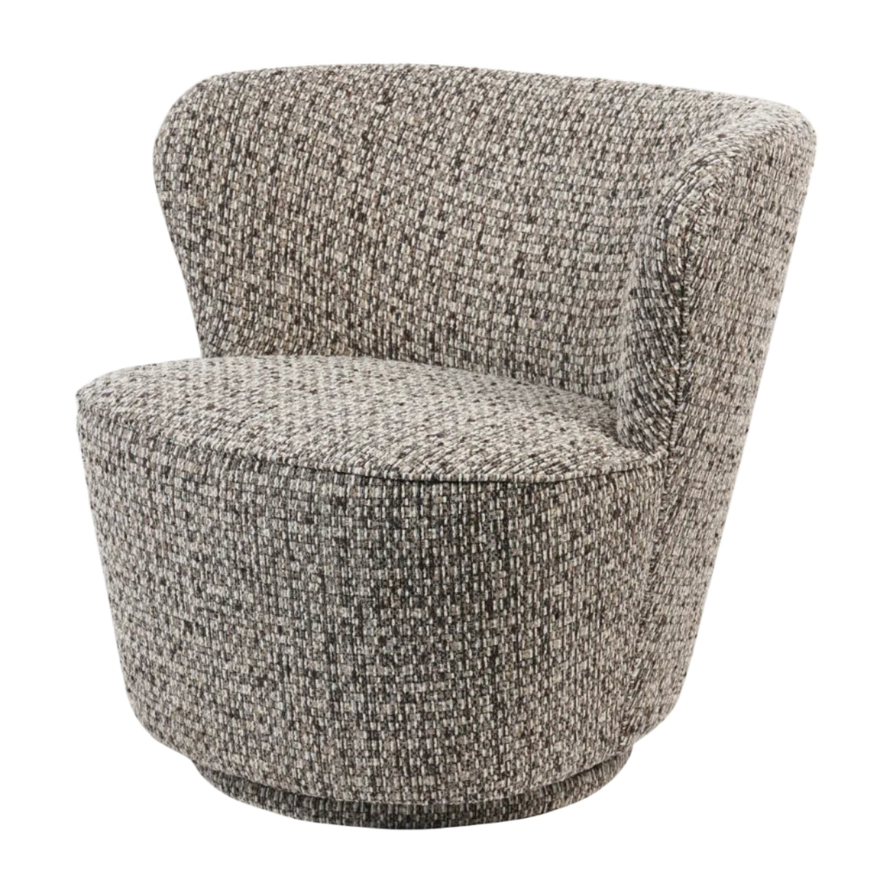 roehampton swivel chair in mocha fabric