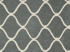 Think Rugs Hand Tufted Wool Collection - Elements EL 65 Blue