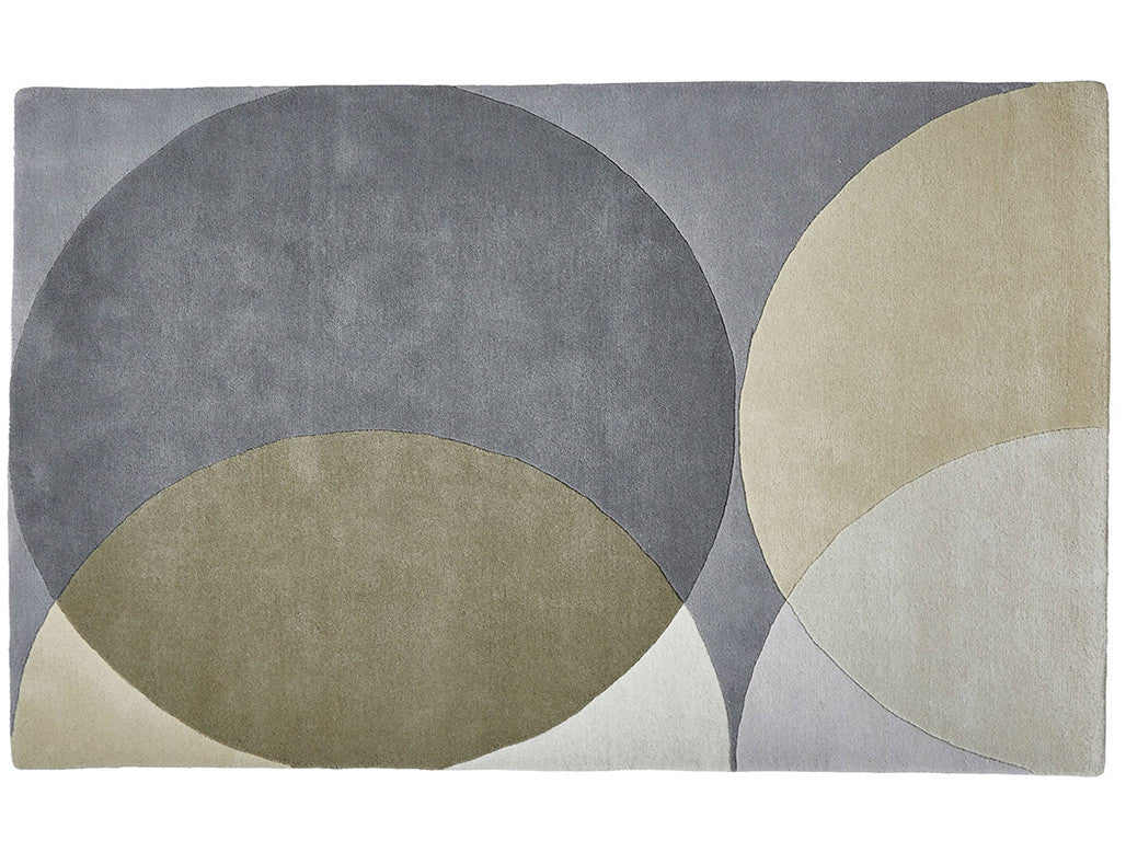 Think Rugs Hand Tufted Wool Collection - Elements EL 43 Grey