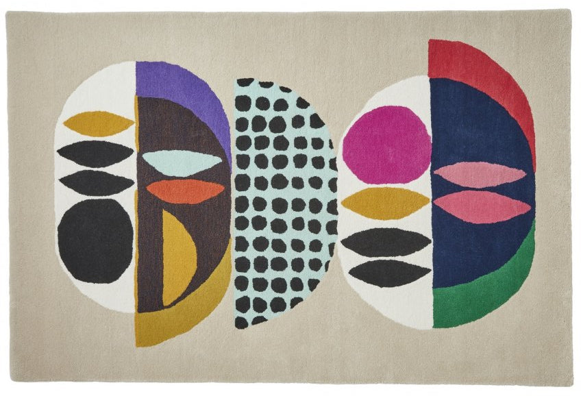 Think Rugs Designer Collection -  Inaluxe Neon IX11  by Kristina Sostarko and Jason Odd