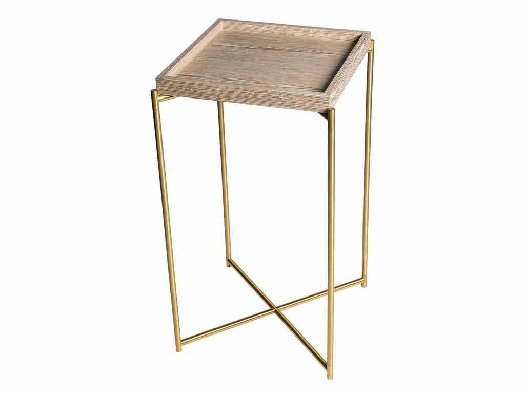 Gillmore Space Iris Square Plant Stand - Tray Top