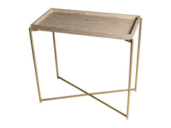 Gillmore Space Iris Small Console Table - Tray Top