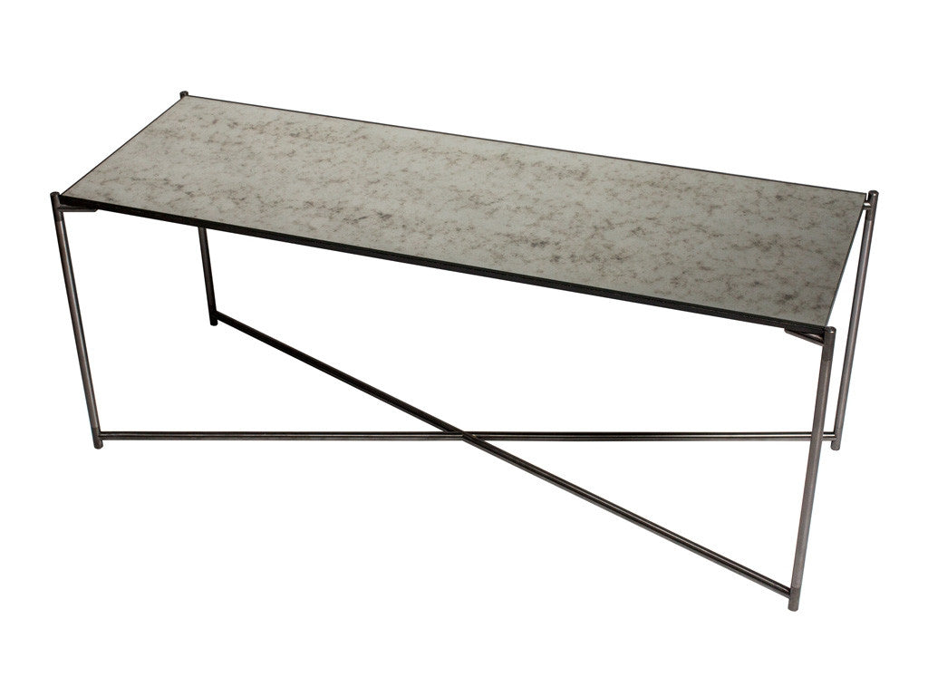 Gillmore Space Iris Large Low Console/TV Table - Flat Top