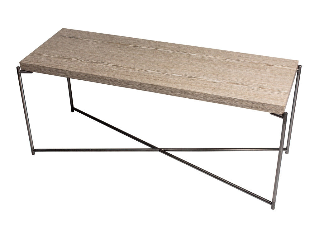 Gillmore Space Iris Large Low Console/TV Table - Flat Top