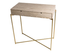 Gillmore Space Iris Small Console Table - Drawer Top