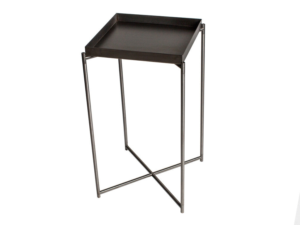 Gillmore Space Iris Square Plant Stand - Tray Top