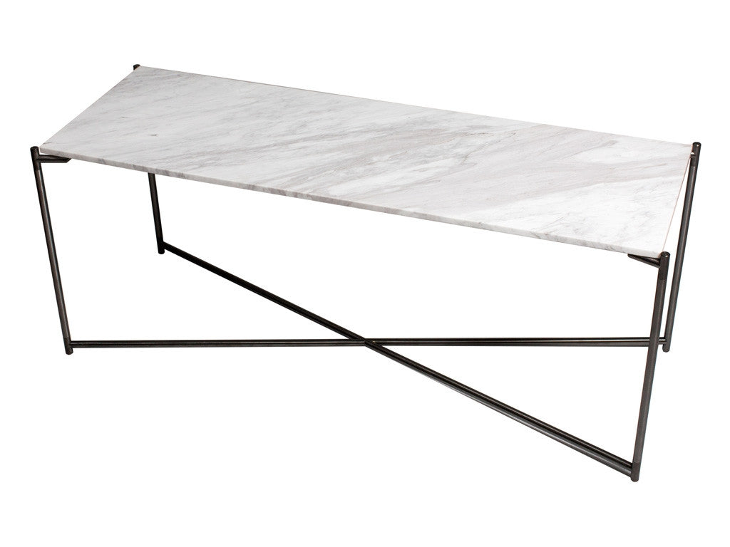Gillmore Space Iris Large Low Console/TV Table - Flat Top