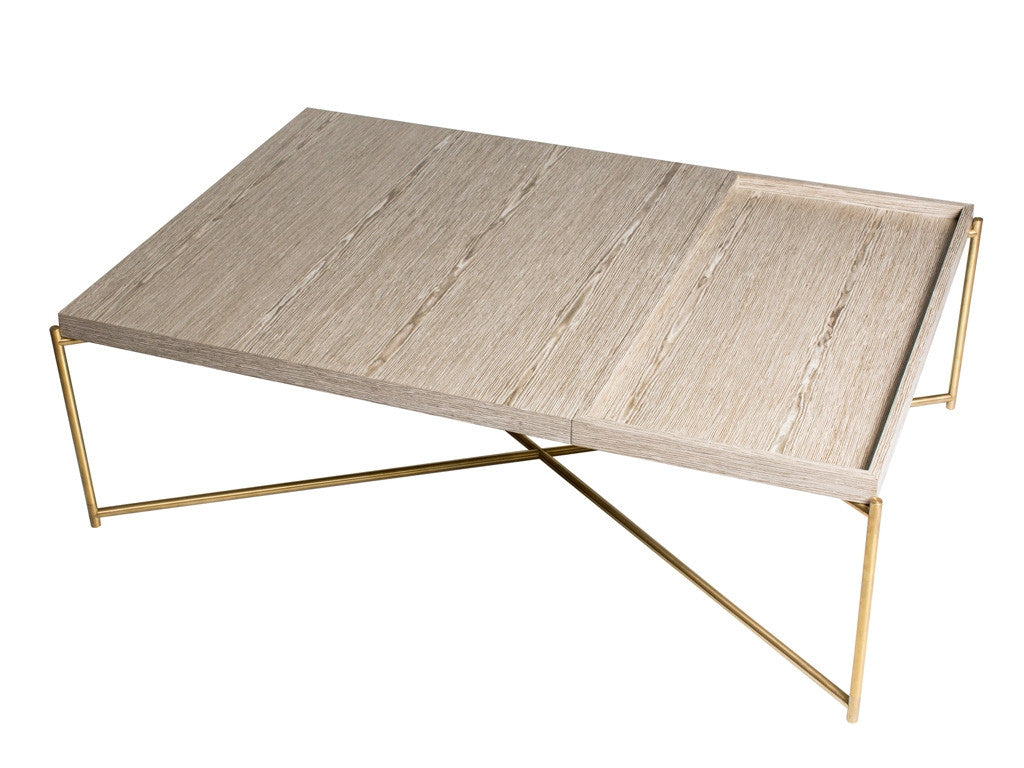 Gillmore Space Iris Rectangular Coffee Table - Combination Top